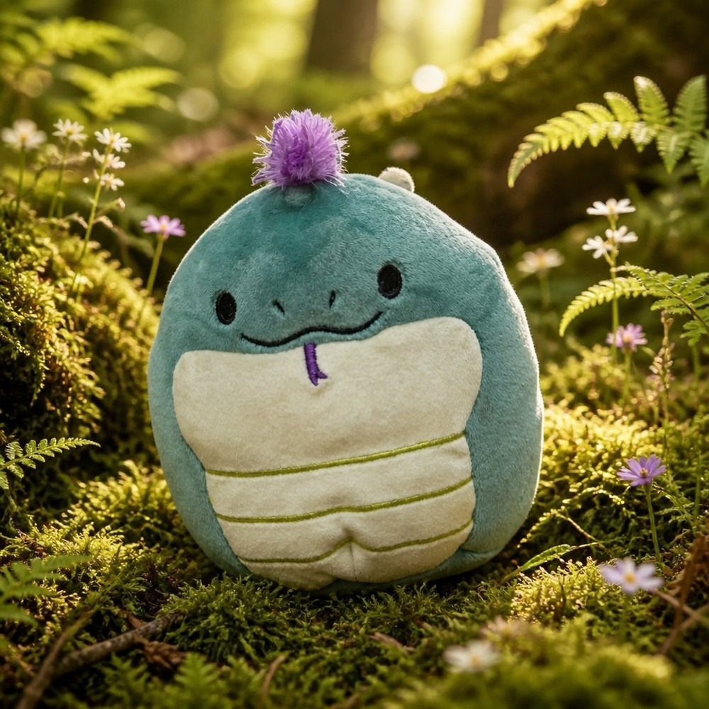 Squishmallows Magtus the Dragon Plush 8 inch Blue Green Kellytoy NWT